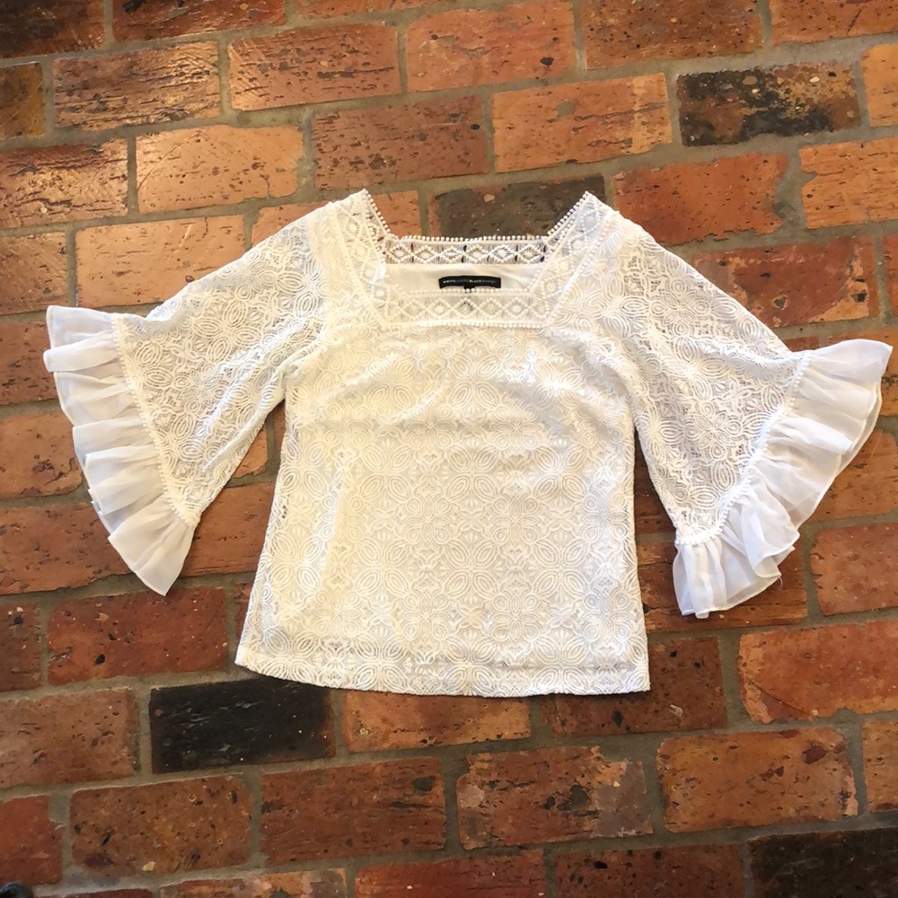 White House Black Market lace top
